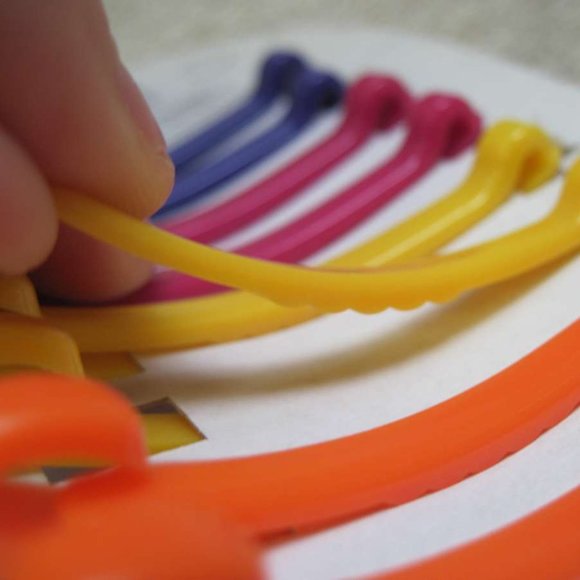 12 Just Basic All Plastic Hair Barrettes Clips Pins Design No Metal Allergy Safe - Picture 13 of 16